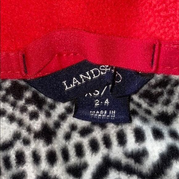 Lands’ End Snowflake Fleece Quarter-Zip Fleece | Sz XS - Picture 4 of 4